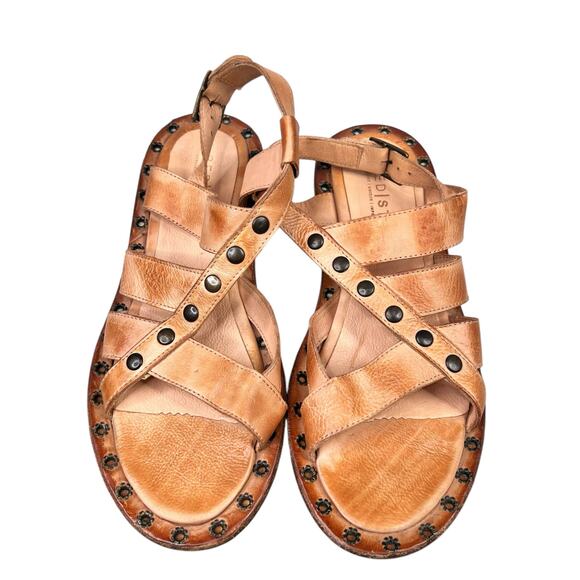 Bed Stu Women’s Kavala Brown Leather Studded Gladiator Sandal Size US 8 - Picture 10 of 12